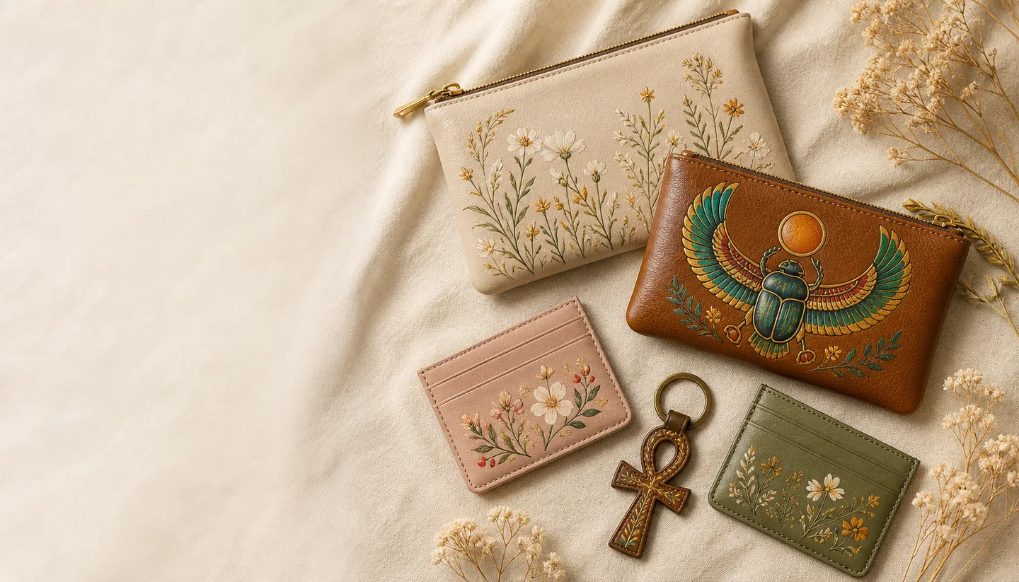 A collection of hand-painted MiniMenah products